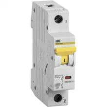 IEK Автоматический выключатель ВА47-60M 1Р 20А 6кА B