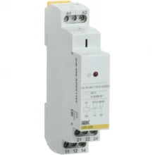 IEK Реле промежуточное модульное OIR 2 контакта 8А 110В AC/DC