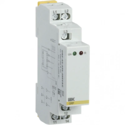 IEK Реле контроля фаз ORF 03 3 фазы 220-460В AC