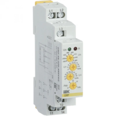IEK Реле контроля фаз ORF 06 3 фазы 220-460В AC