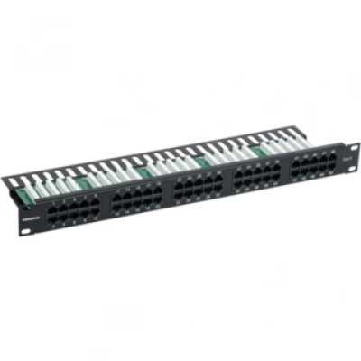 IEK Патч-панель телефонная 1U кат.3 RJ45 50 портов (Krone) GENERICA