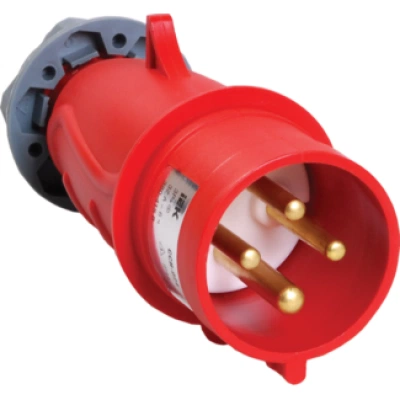 IEK Вилка переносная ССИ-024 32А-6ч/380-415В 3Р+РЕ IP44 MAGNUM IEK Вилка переносная ССИ-024 32А-6ч/380-415В 3Р+РЕ IP44 MAGNUM