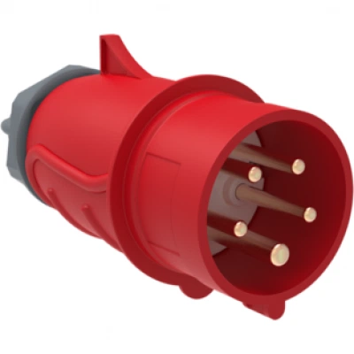 IEK Вилка переносная ССИ-025 32А-6ч/200/346-240/415В 3Р+РЕ+N IP44 MAGNUM