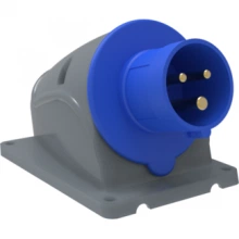 IEK Вилка стационарная ССИ-513 16А-6ч/200-250В 2P+PE IP44 MAGNUM