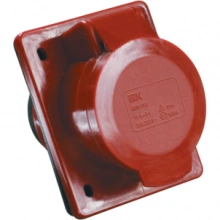 IEK Розетка стационарная скрытая ССИ-424 3Р+Е 32А 380-415В IP44