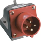 IEK Вилка стационарная ССИ-514 3Р+РЕ 16А 380-415В IP44