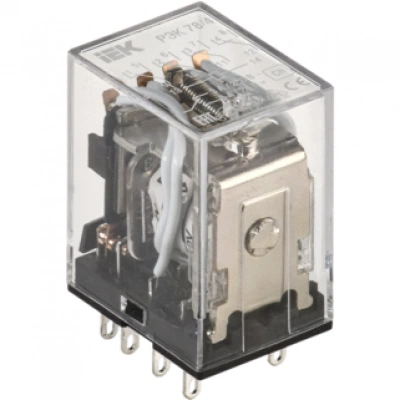IEK Реле промежуточное РЭК78/4(MY4) 3А 12В DC