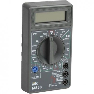 IEK Мультиметр цифровой UNIVERSAL M838