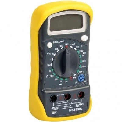 IEK Мультиметр цифровой MASTER MAS830L