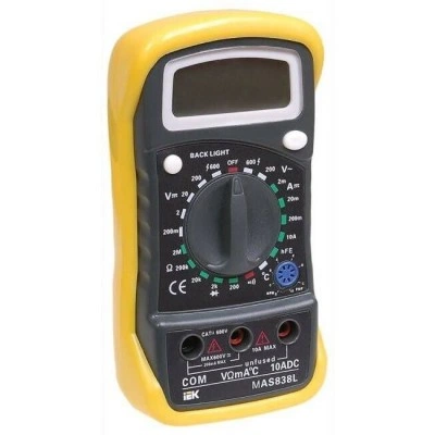IEK Мультиметр цифровой MASTER MAS838L