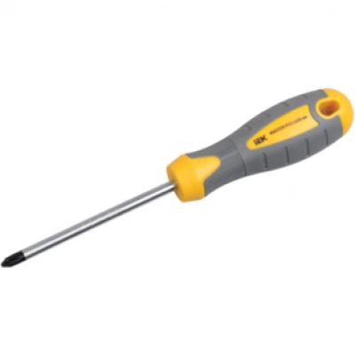 IEK Отвертка крестовая MASTER Ph0х75мм