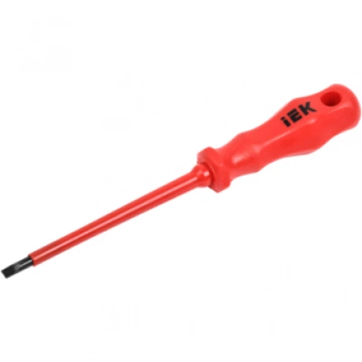 IEK Отвертка шлицевая PROFI 5,5х125мм 1000В