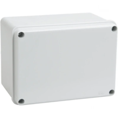 IEK Коробка распаячная КМ41261 для открытой проводки 150х110х85мм IP44 (RAL 7035, гладкие стенки) IEK Коробка распаячная КМ41261 для открытой проводки 150х110х85мм IP44 (RAL 7035, гладкие стенки)