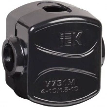 IEK Зажим кабельный ответвительный У-731М (4-10/1,5-10мм2) IP20