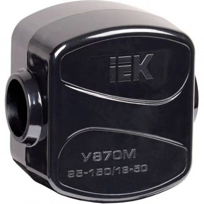 IEK Зажим кабельный ответвительный У-870М (95-150/16-50мм2) IP20 IEK Зажим кабельный ответвительный У-870М (95-150/16-50мм2) IP20