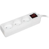 IEK Удлинитель У3К-выкл. 3 места 2P/5м 2х0,75мм2 10А/250В