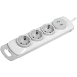 IEK Удлинитель У03В 3 места 2P+PE/1,5м 3х1мм2 16А/250В USBх2 MODERN