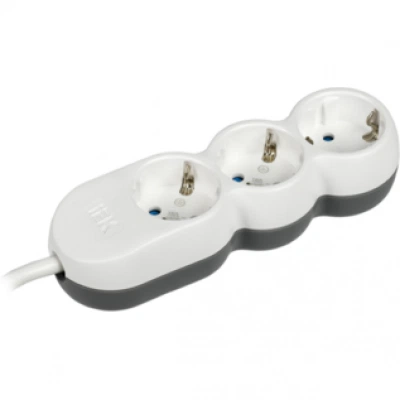 IEK Удлинитель У03 3 места 2P+PE/5м 3х1,5мм2 16А/250В UNO