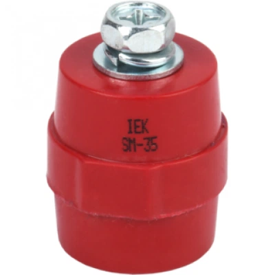 IEK Изолятор SM35 (М8) силовой с болтом IEK Изолятор SM35 (М8) силовой с болтом
