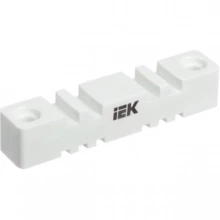 IEK Изолятор шинный плоский ИШП 2P для шин 5мм и 10мм 180мм