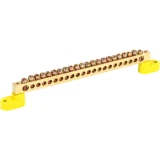 IEK Шина PE "земля" на двух угловых изоляторах ШНИ-8х12-22-У2-Ж
