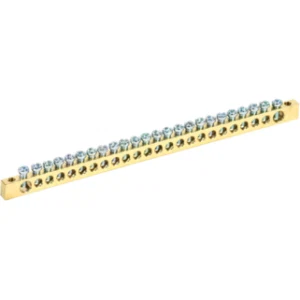 IEK Шина PEN "земля-ноль" 6х9мм 24/2 (24групп/крепеж по краям) - YNN11-24-100 IEK Шина PEN "земля-ноль" 6х9мм 24/2 (24групп/крепеж по краям) - YNN11-24-100
