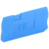IEK Заглушка для КПИ 3в-1,5/2,5 3 вывода синяя